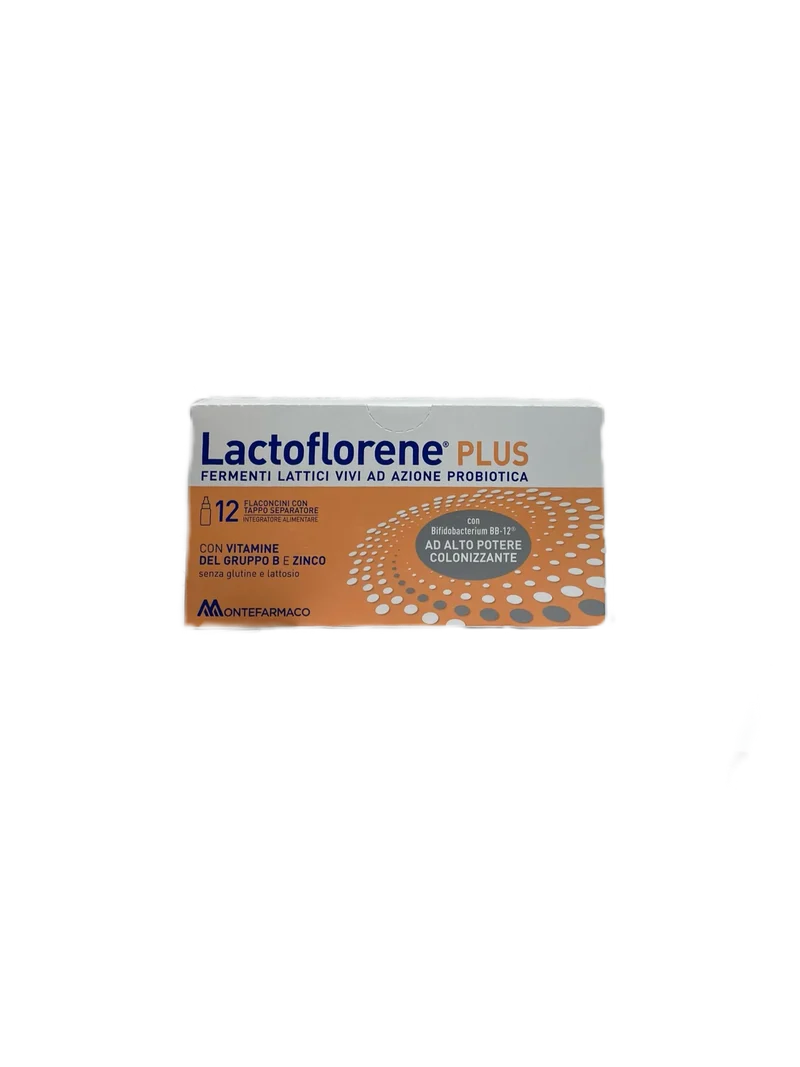 Lactoflorene Plus Integratore Fermenti Lattici No Glutine Lattosio 12 Flaconcini Montefarmaco