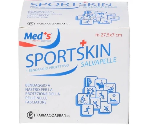 Benda salvapelle autoadesiva SPORTSKIN - cm 7x27,5 m