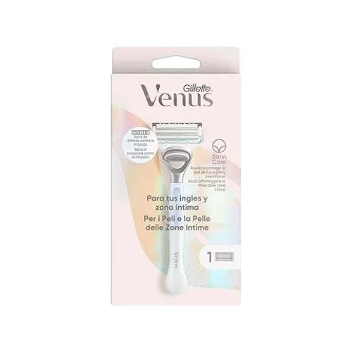 Gillette venus - 1 rasoio per depilazione zona intima + 1 lametta di ricambio