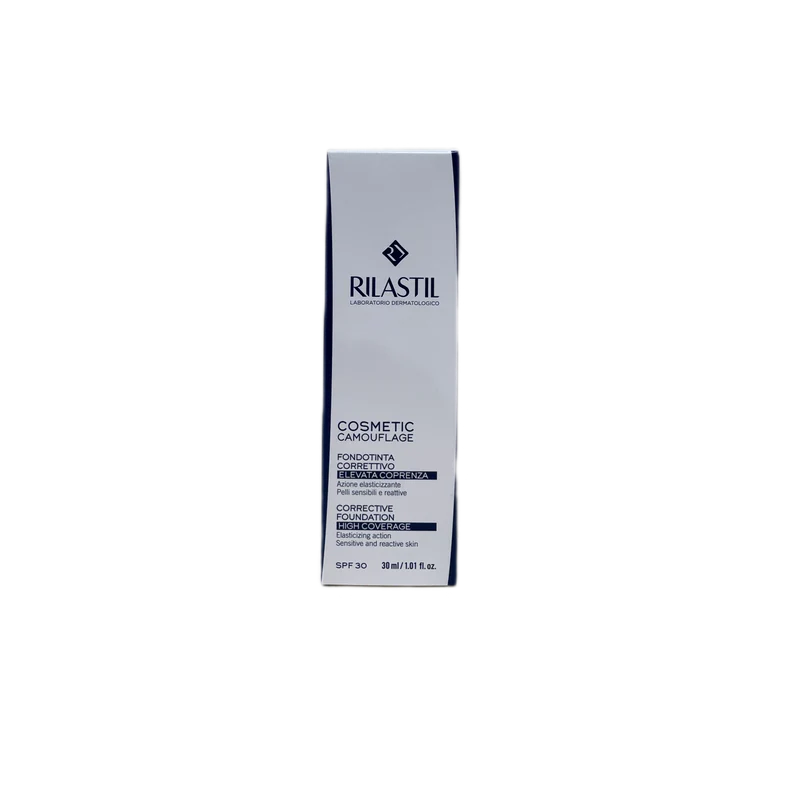 Rilastil Cosmetic Camouflage Fondotinta Correttivo 10 Porcellana 30ml spf 30