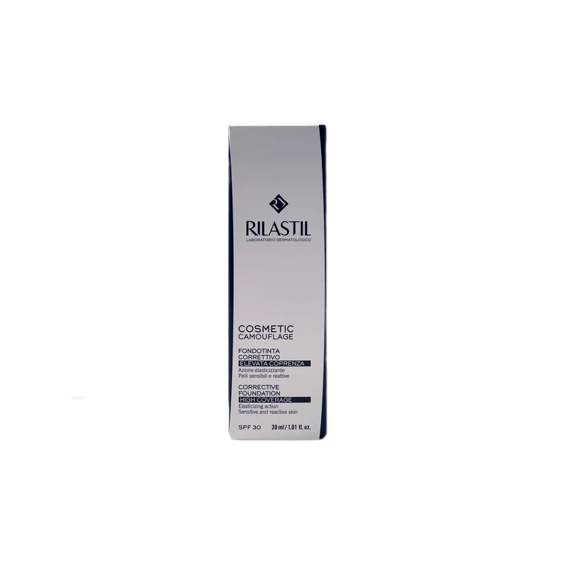 Rilastil Cosmetic Camouflage Fondotinta Correttivo 30 Miele 30ml spf 30