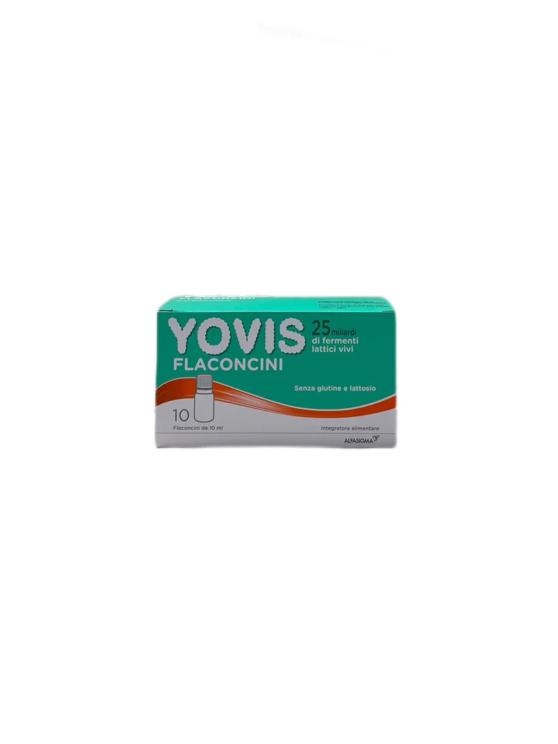 Yovis Integratore Alimentare Fermenti Lattici No Glutine Lattosio 10 Flaconcini Alfasigma
