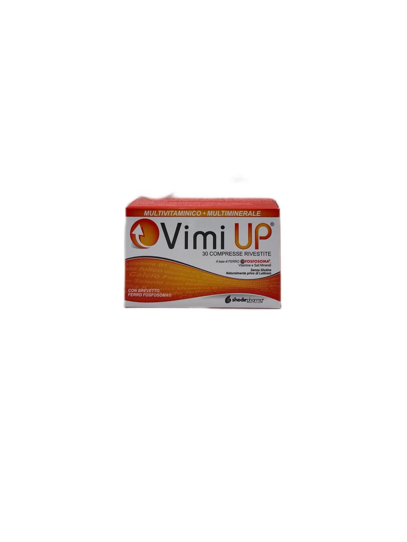 Vimi Up Integratore Alimentare Multivitaminico Minerale No Glutine Lattosio 30 Compresse Shedirpharma