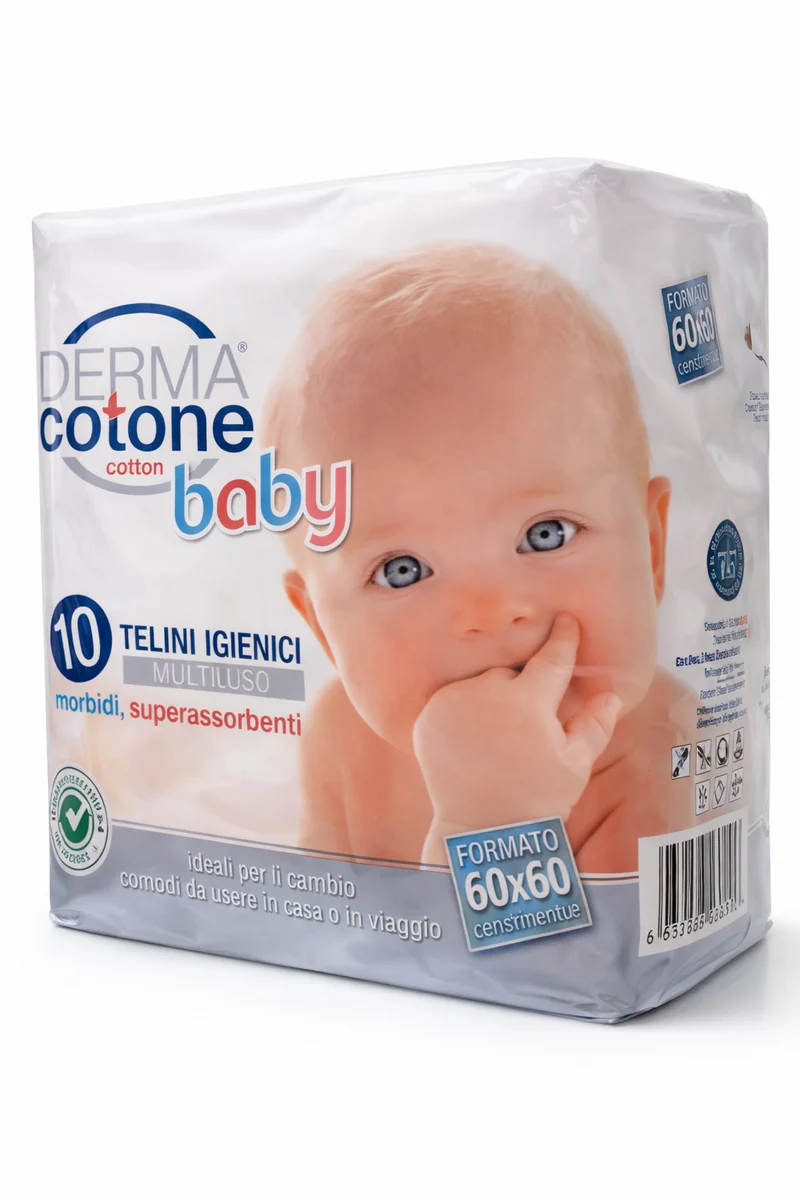 Dermacotone Telini Igienici Bambini 10 Pezzi