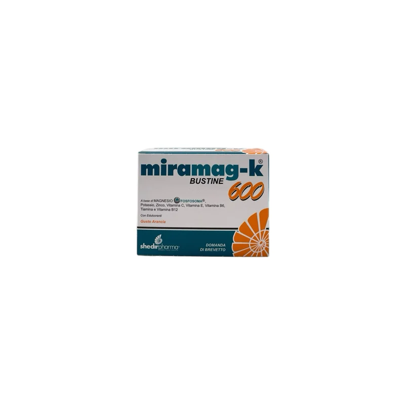 Shedirpharma MiraMag 600 Integratore Alimentare Magnesio Energia Affaticamento 20 Bustine