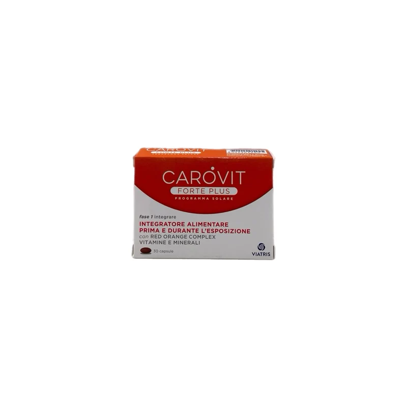 Carovit Forte Plus Integratore Alimentare Esposizione Solare Abbronzatura 30 Compresse Viatris