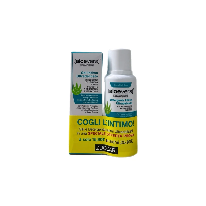 Zuccari Gel Riequilibra Lubrifica Detergente Idratante Lenitivo Intimi Ultradelicati Aloe Vera 330 ml