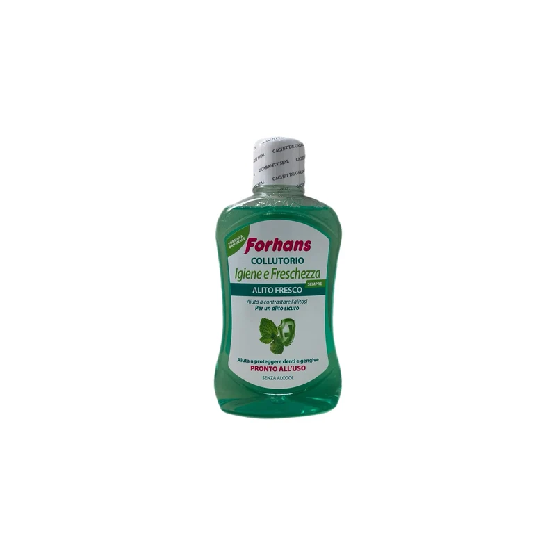 Forhans Collutorio Igiene Freschezza Alito Fresco Protegge Denti Gengive No Alcool 500 ml