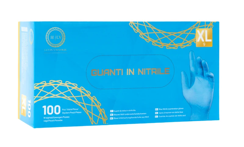 Luvin Universe Guanti in Nitrile Senza Polvere TG XL Box da 100pz (Copia) (Copia)