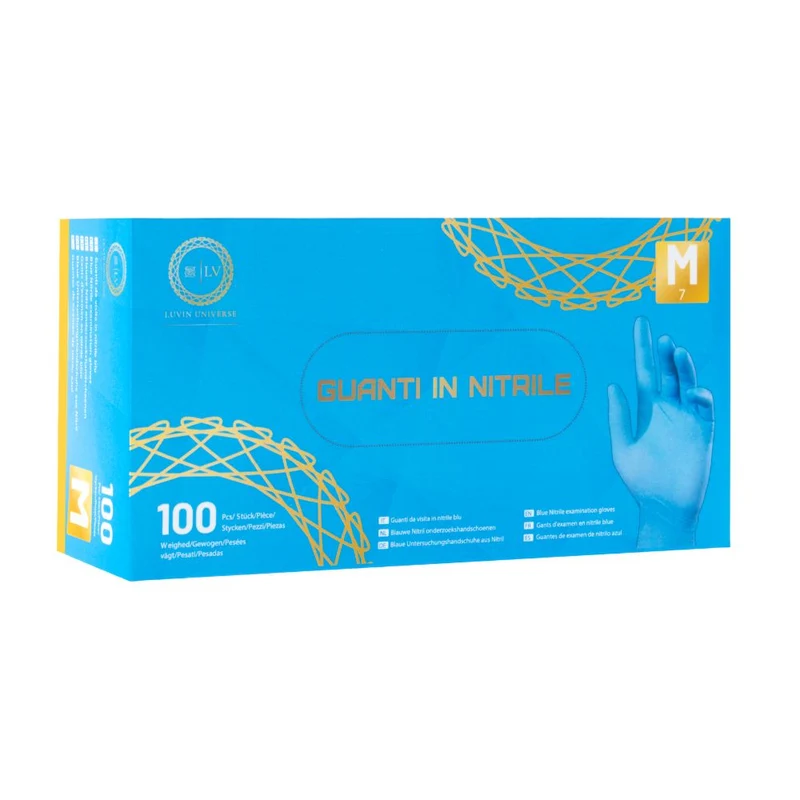 Luvin Universe Guanti in Nitrile Senza Polvere TG M Box da 100pz (Copia)
