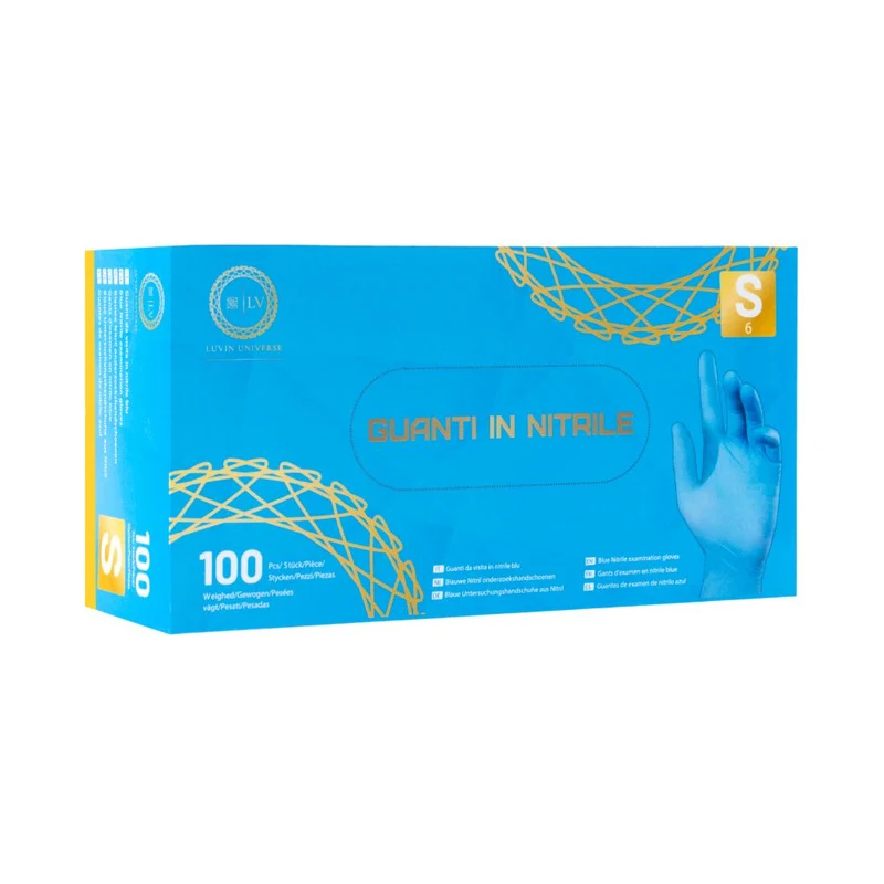 Luvin Universe Guanti in Nitrile Senza Polvere TG S Box da 100pz (Copia)