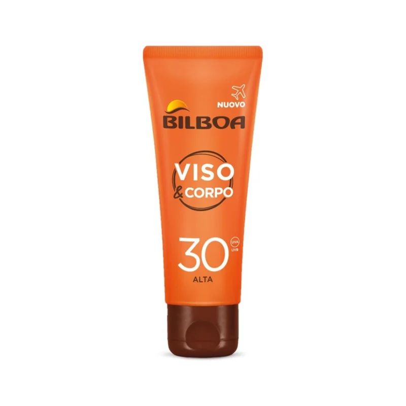 Bilboa Crema Viso e Corpo Protezione SPF 30 Formato Viaggio 75ml Solari