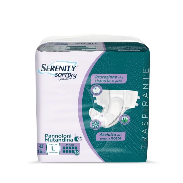 Pannoloni mutandina Serenity Softdry Sensitive Maxi