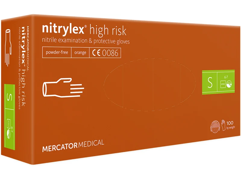 Guanti Nitrile Nitrylex Orange