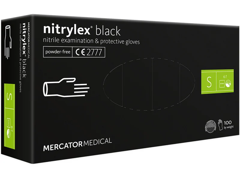 Guanti Nitrile Nitrylex Black