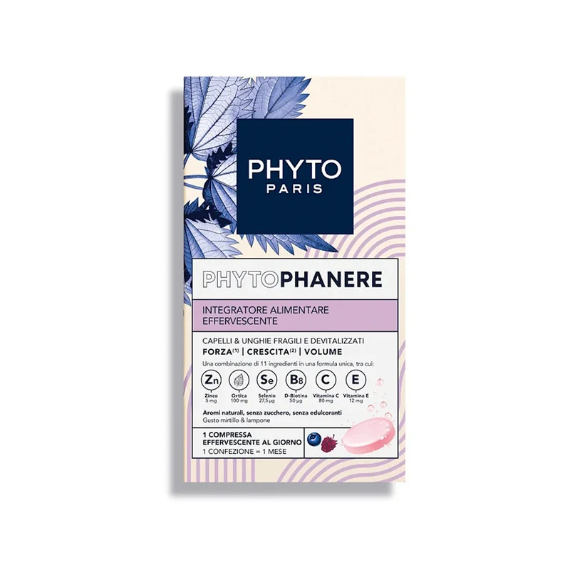 Phytophanere Integratore Capelli Unghie 30 Compresse Effervescenti