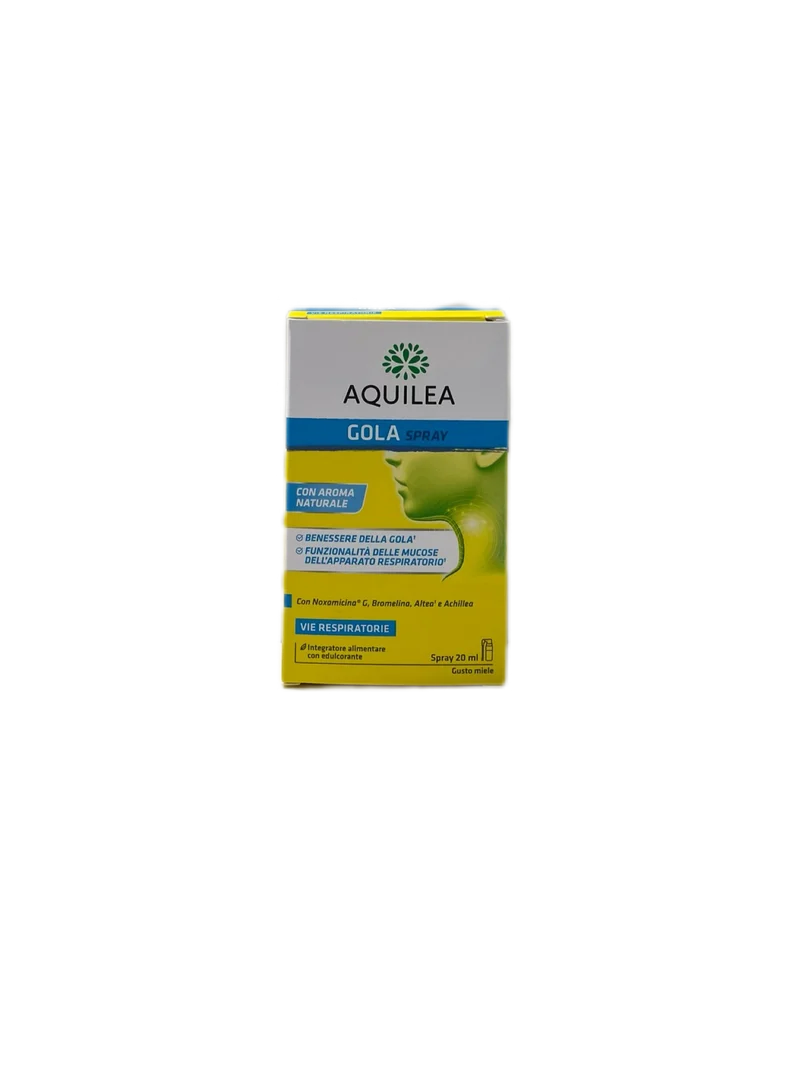 Aquilea Gola Spray Integratore Vie Respiratorie Tazza Omaggio Aroma Naturale 20 ml Miele