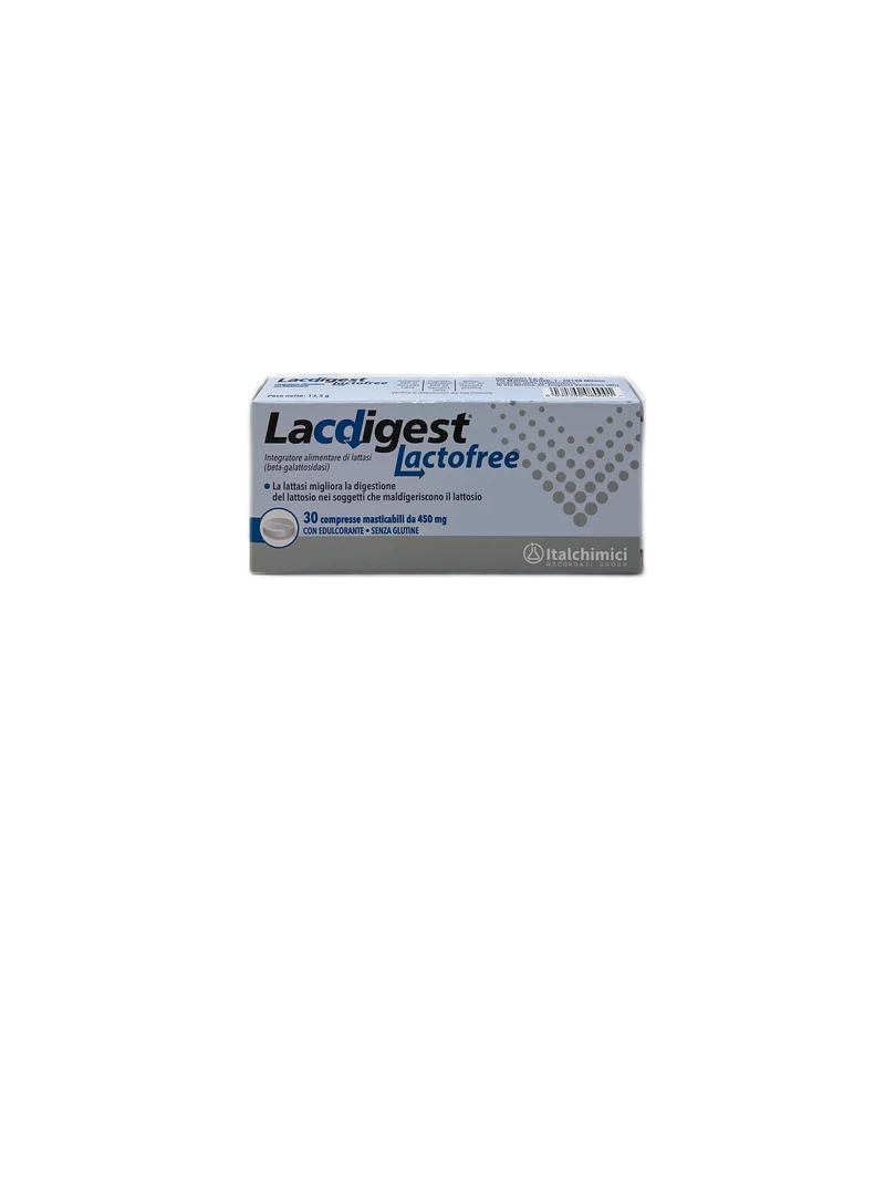 Lacdigest Lactofree Integratore Alimentare Lattasi No Glutine 30 Compresse Italchimici Intolleranza Lattosio