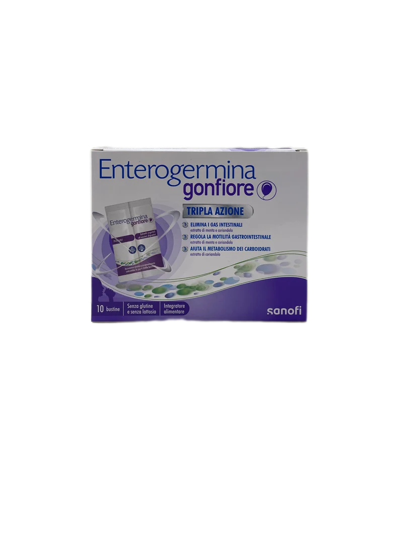 Enterogermina Gonfiore Integratore Alimentare Probiotici No Glutine Lattosio10 Bustine Sanofi