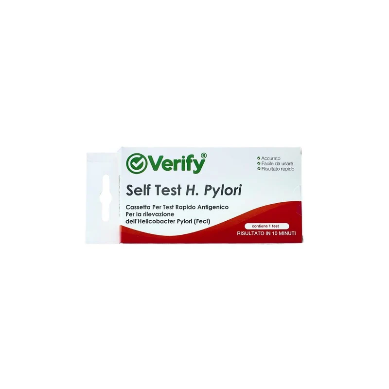 Verify Self Test Helicobacter Pylori risultato in 10 minuti