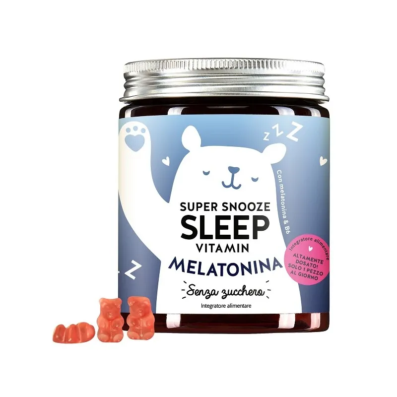 Super Snooze Sleep Vitamin Melatonina 45 Orsetti Gommosi Senza Zucchero