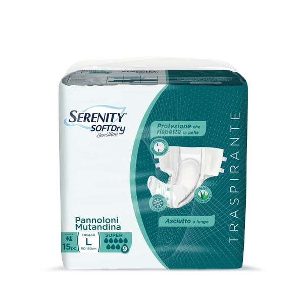 Pannoloni mutandina Serenity Softdry Sensitive Super