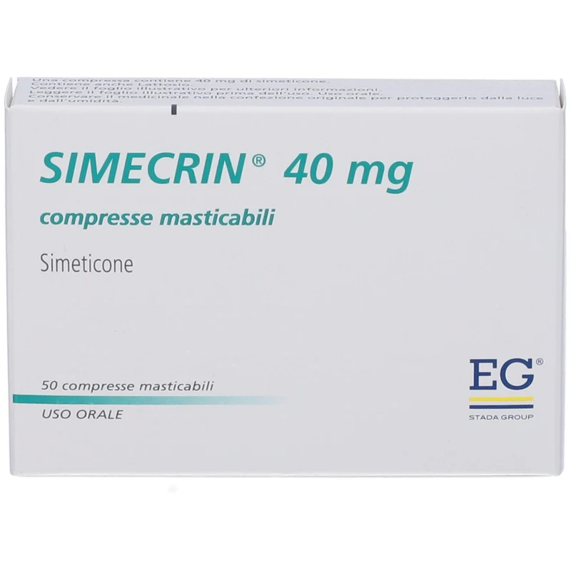 Simecrin 50 compresse masticabili da 40mg