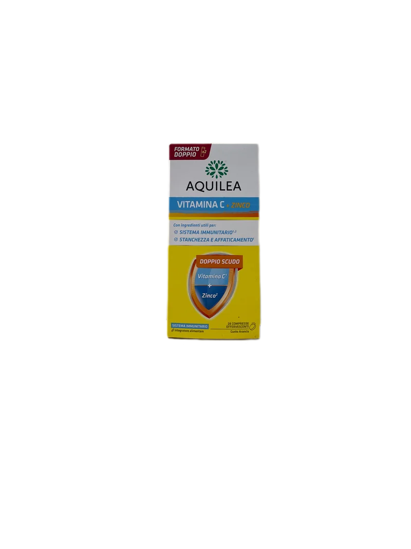 Aquilea Integratore Doppio Scudo Vitamina C Zinco 28 Compresse Effervescenti Arancia Tazza Omaggio