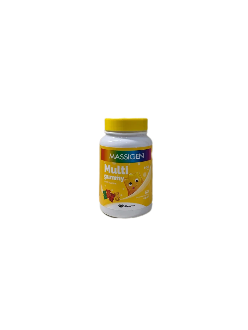 Massigen MultiGummy Multivitaminico Omaggio Carioca Colori Orsacchiotti 4 Gusti 60 Gommose