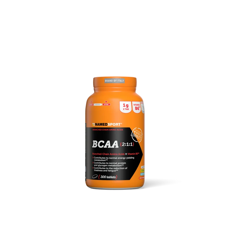 Named Spor BCAA 2:1:1- Integratore a base di aminoacidi ramificati 300 compresse