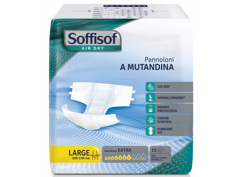 Pannoloni Soffisoft Air Dry incontinenza moderata