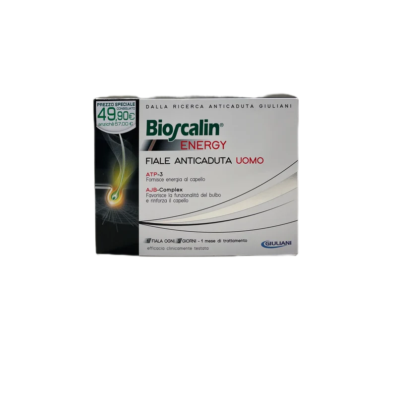 Bioscalin energy fiale anticaduta uomo 10 fiale