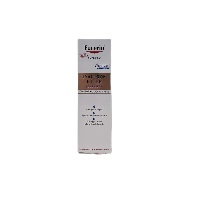 Eucerin ANTI-ETA' Hyaluron-filler +3x effect contorno occhi spf 15 15ml