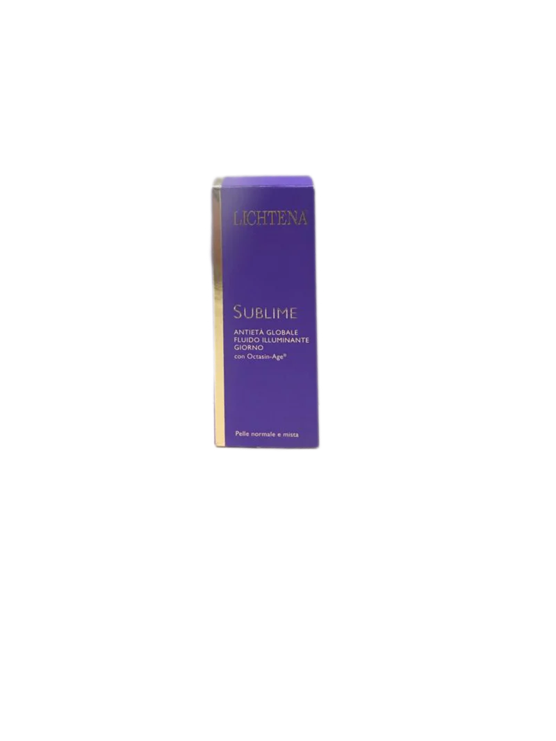 Lichtena Sublime Antietà Globale Fluido Illuminante Giorno Pelle Mista e Normale 50ml