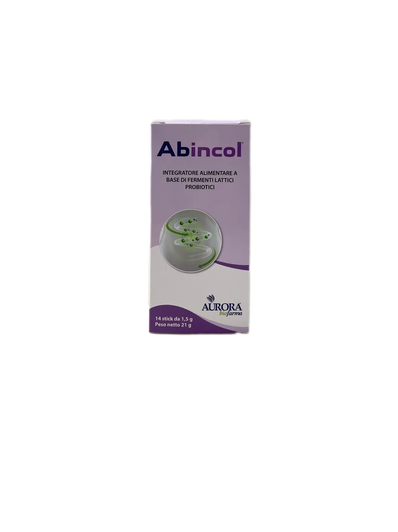 Abincol Integratore Alimentare Fermenti Lattici Probiotici 14 Stick Aurora BioFrama