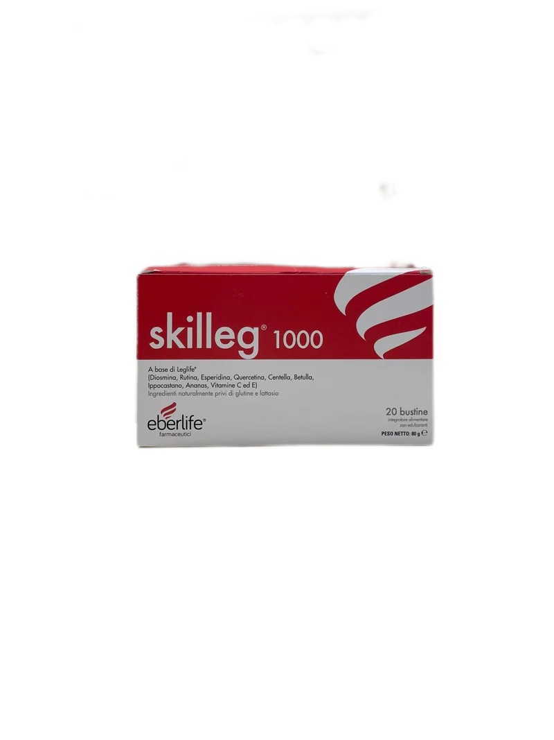 Skilleg 1000 Integratore Gambe Stanche Vene Varicose Teleangectasie Eberlife Arancia 20 Bustine