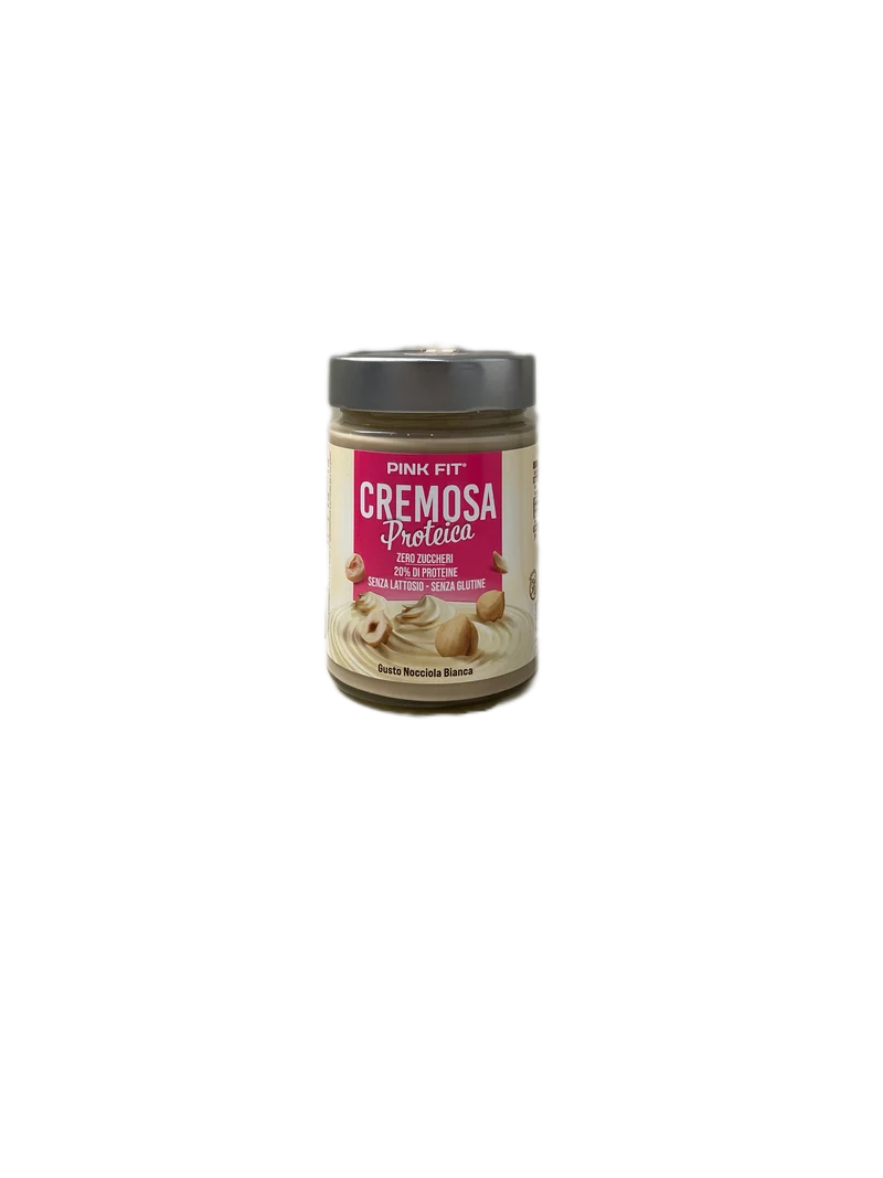 Pink Fit Cremosa Nocciola Bianca Proteica 300g Omaggio Pro Action Protein Muffin