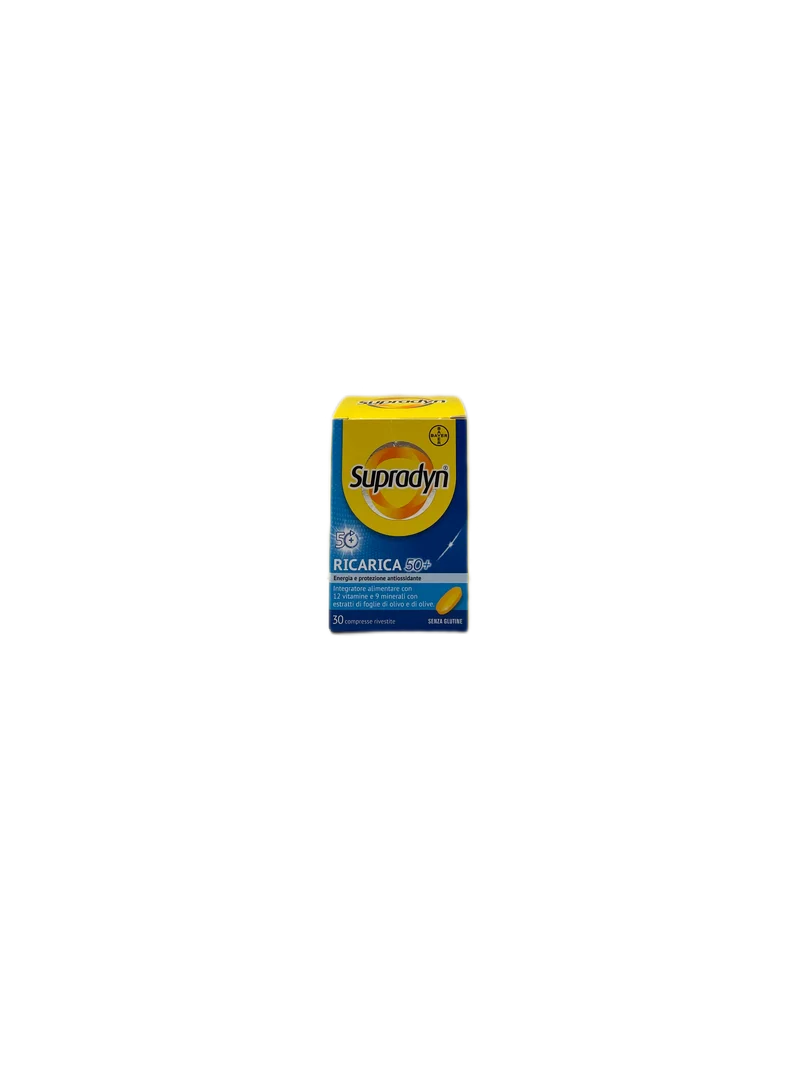 Supradyn Ricarica 50+ Integratore Energia Protezione 30 Compresse No Glutine