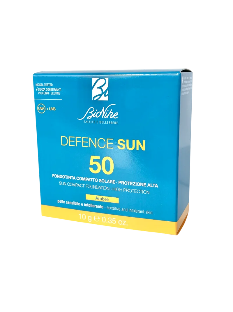 Defence Sun 50 Fondotinta Compatto Solare 10g - Ambre