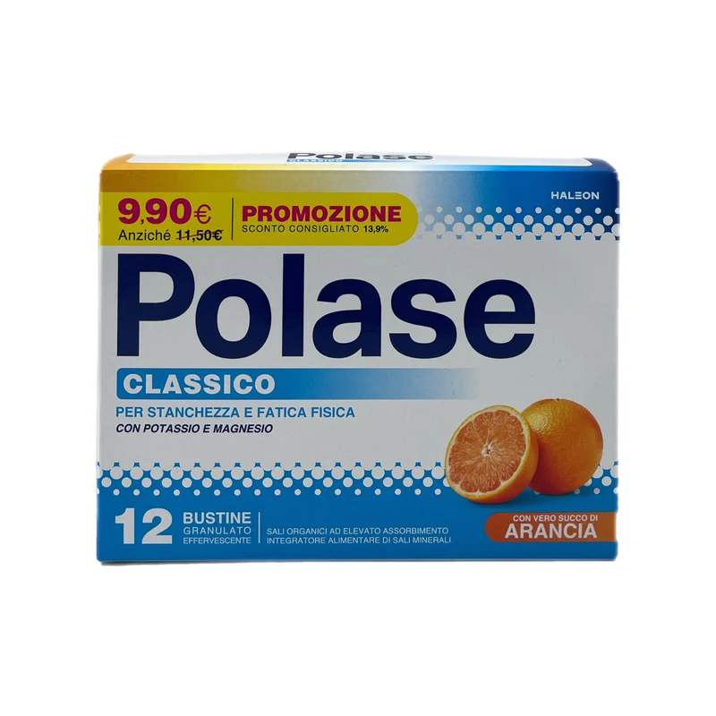 Integratore Stanchezza e Fatica Fisica 12 Bustine Arancia Polase Classico