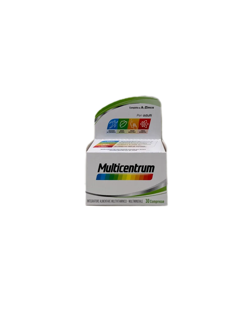 Integratore Multivitaminico Multiminerale Multicentrum 30 Compresse A Zinco