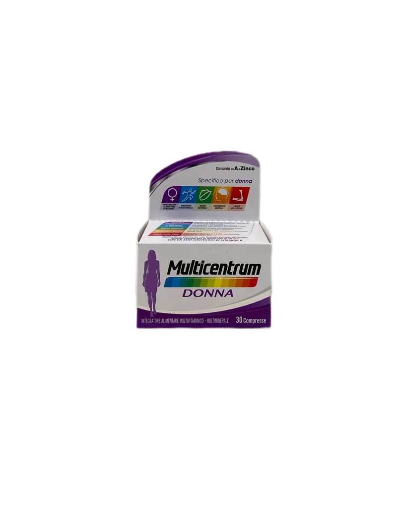 Integratore Donna Multivitaminico Multicentrum 30 Compresse A a Zinco