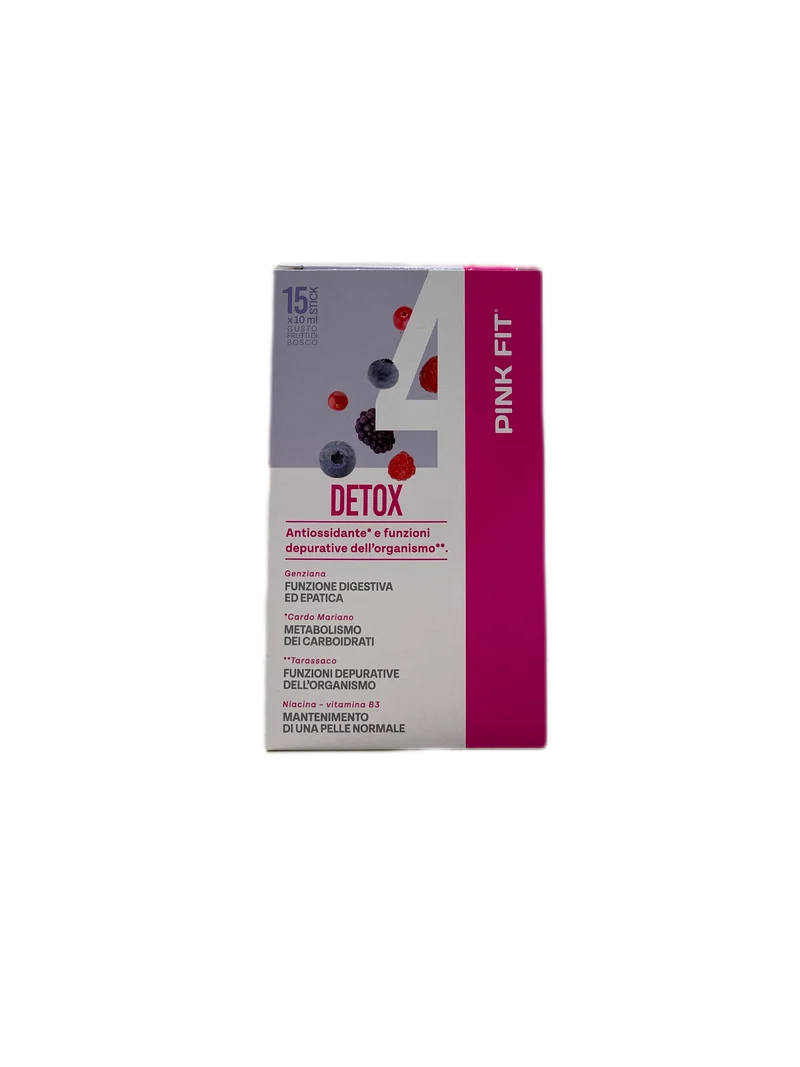 Integratore Alimentare Drenante Detox Frutti di Bosco 15 Stick Pink Fit
