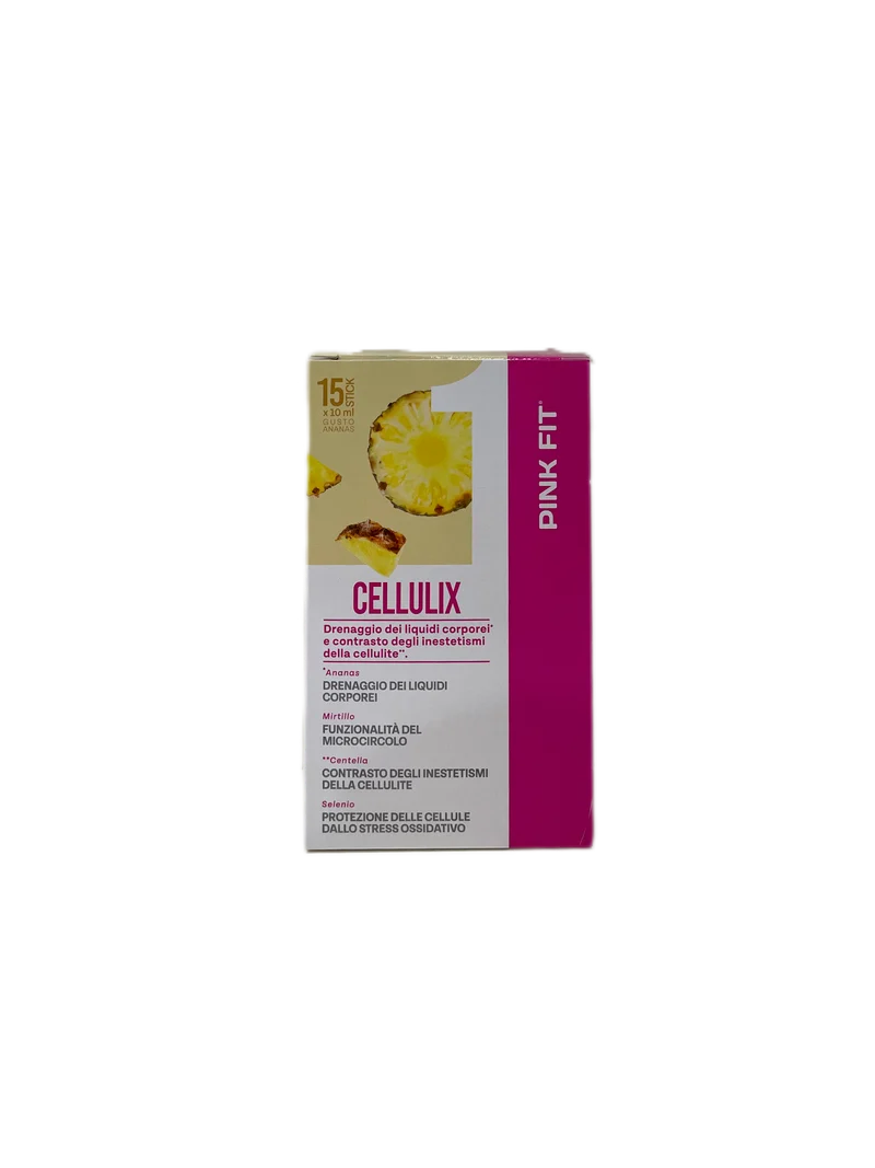 Integratore Alimentare Drenante Cellulix Ananas 15 Stick Pink Fit