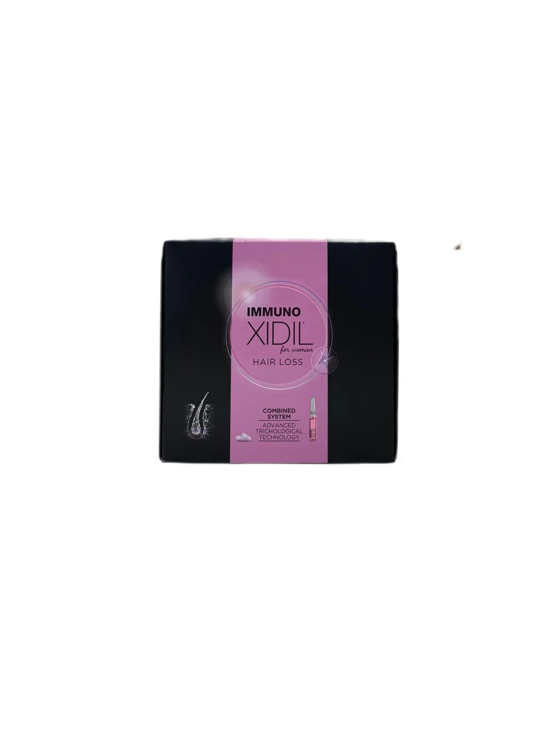 Sistema Combinato Anticaduta Donna 15 Fiale 60 Capsule Immuno Xidil