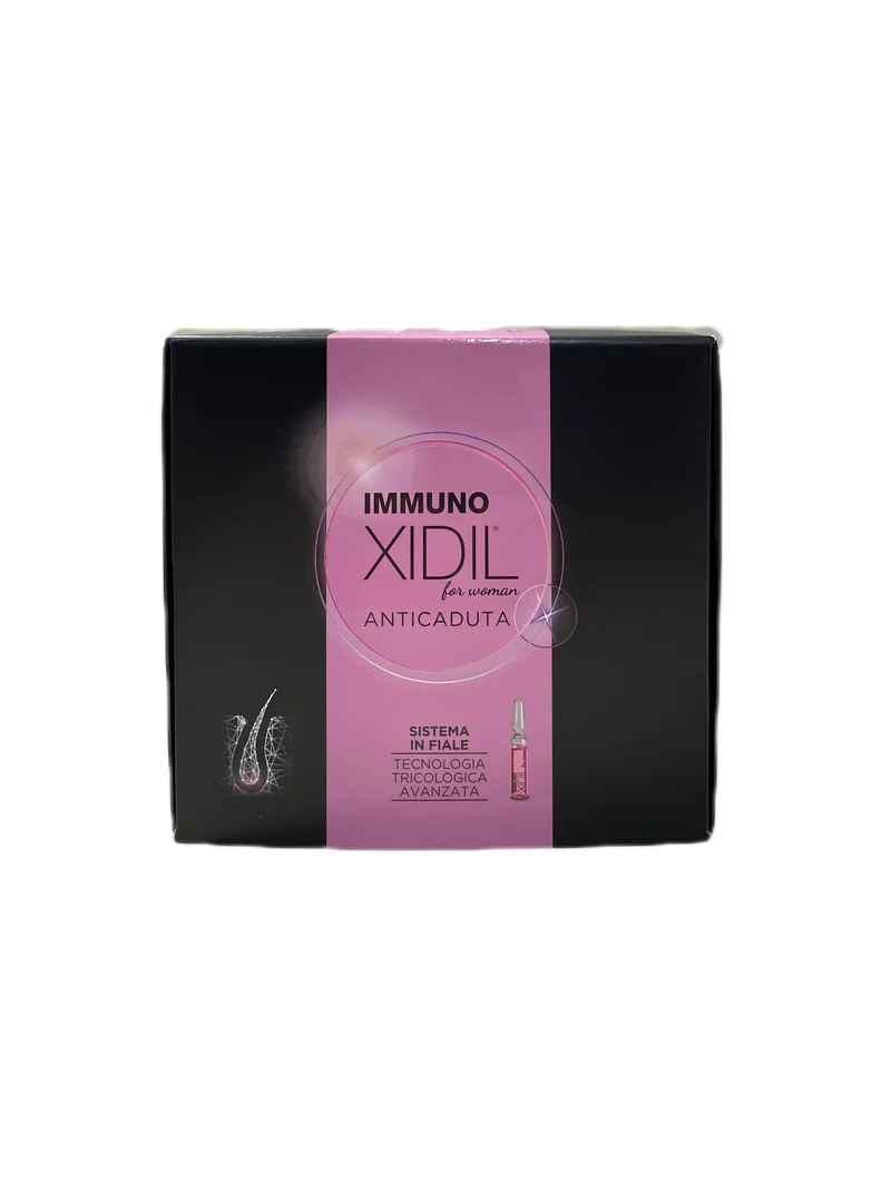 Fiale Anticaduta Donna 15 Fiale 3,5ml Tecnologia Tricologica Avanzata Immuno Xidil