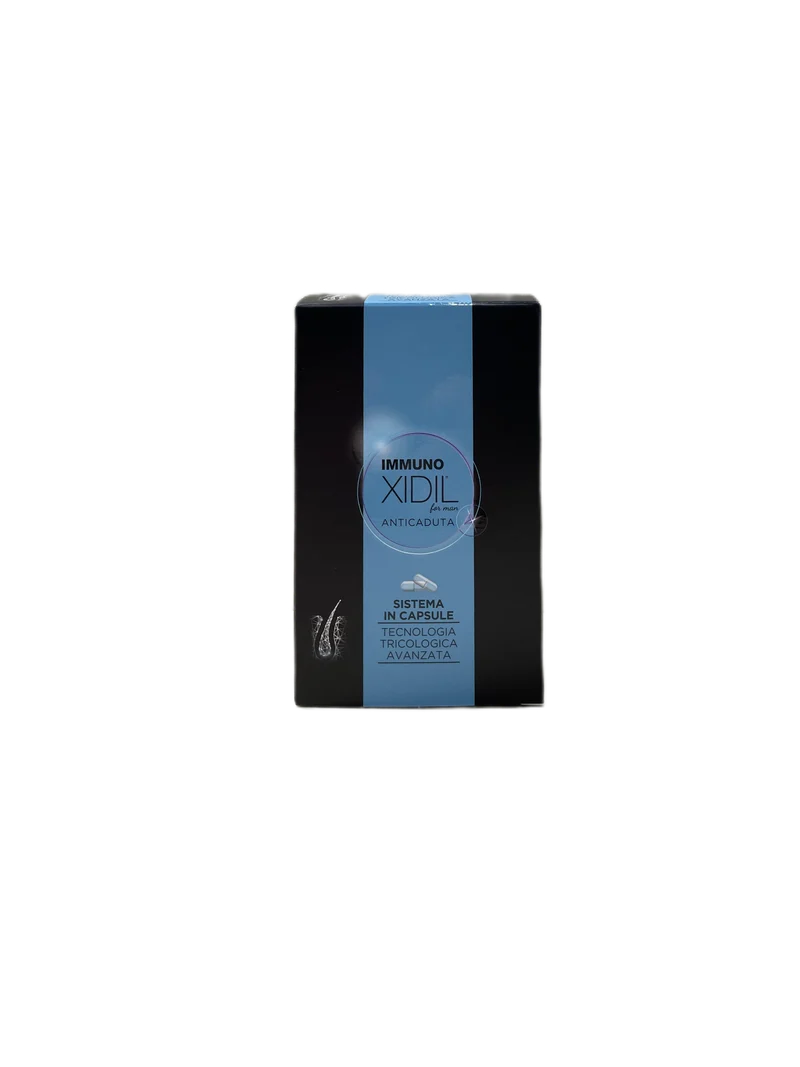 Integratore Anticaduta uomo 60 capsule 42g Tecnologia Tricologica Avanzata Immuno Xidil
