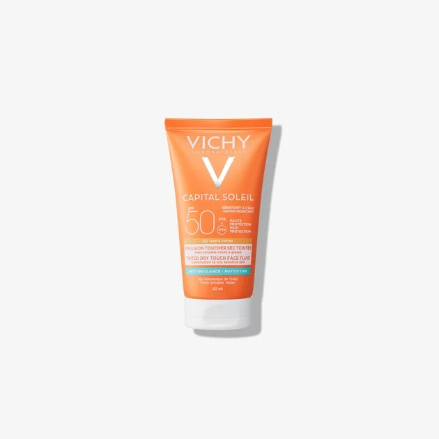 Capital Soleil Emulsione Anti-Lucidità Effetto Asciutto Spf 50+