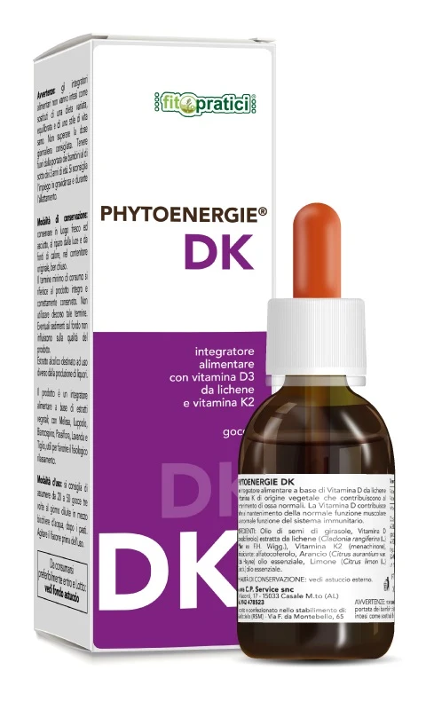 Phytoenergie dk vitamina d+k gocce 30 ml
