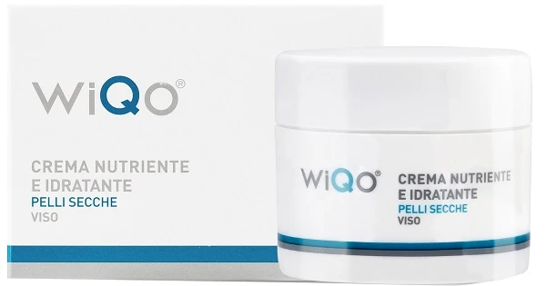 Wiqo crema nutriente ed idratante pelli secche viso 50 ml